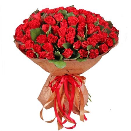 101 красная роза Эль-Торо Оржев