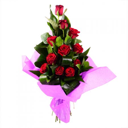 Bouquet 11 red roses Saint Martin