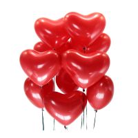 15 червоних кульок серце Катеринопіль