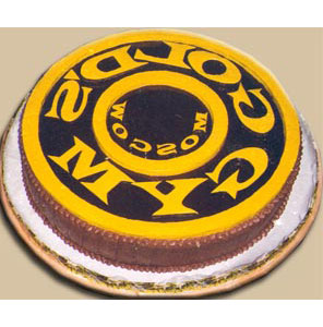 Круглый торт с вашим логотипом Круглый торт с вашим логотипом