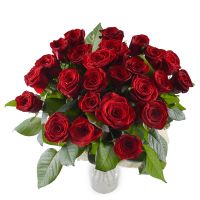 25 червоних троянд Окує