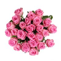 Быть с тобой 25 розовых роз Риза