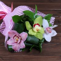  Bouquet 3 orchids Astana
														