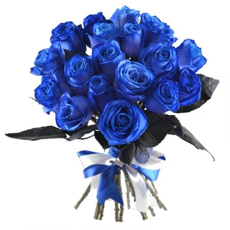 Букет синие розы