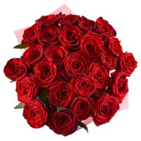 Букет цветов 25 красных роз Вальдсхут-Тинген