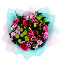 Букет квітів Різнокольоровий Амадора