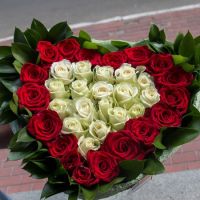 Heart with roses Kedzierzyn-Kozle