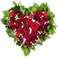  Bouquet Red heart Zaporozhie
														