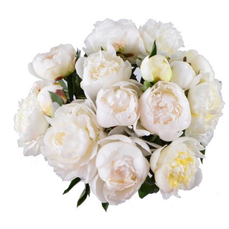 Букет цветов Белые пионы