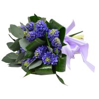 Bouquet with hyacinths Kyiv - Vynogradar