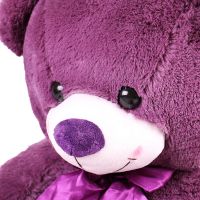 Purple teddy 90cm Paris