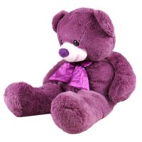 Purple teddy 90cm Bologna