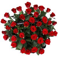 Funeral basket of roses Vilkavishkis