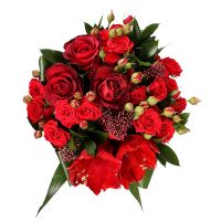 Bouquet Mix in Red Colors Izmir