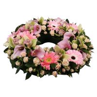 Funeral Wreath for Young Girl Cimislia