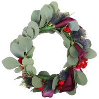  Bouquet Exquisite Wreath Side
														