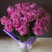25 рожевих троянд Малиновий Сіазань