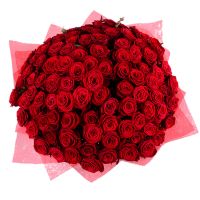 Букет цветов 101 роза Нахария