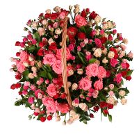 Basket with roses Kotelva