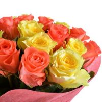 Букет Фарби літа 25 троянд Яфо