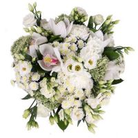 Букет з білих квітів Боулінг Грін