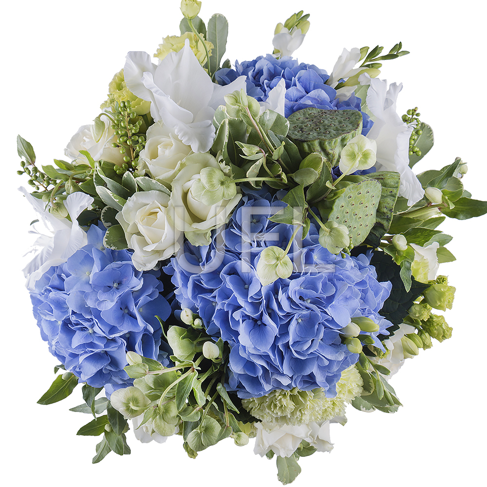 Bouquet of flowers Aquamarine
                            