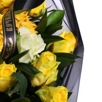 Funeral bouquet in gold color Kotjala