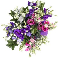 Bouquet with eustoma Banska Bystrica