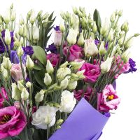 Bouquet with eustoma Brest (Belarus)