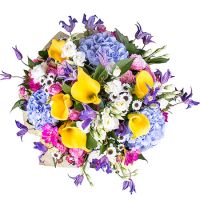 Букет квітів Мелодія кольорів Білявинці