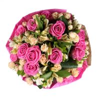Букет цветов Мелодия роз Пале