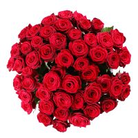 50 червоних троянд Флореаль