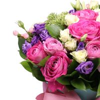Букет квітів Рожевий фламінго Рон