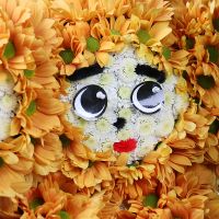 Іграшка з квітів Чебурашка і крокодил Гєна Костанай