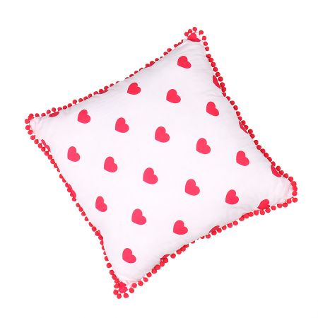 Pillow with hearts double-sided Pillow with hearts double-sided