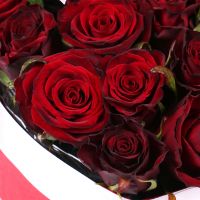 Серце з троянд в коробці Крімпен-ан-ден-Ейссел