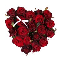 Heart of roses in a box Drogobich