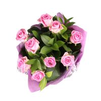 Of 9 pink roses Pershotravensk