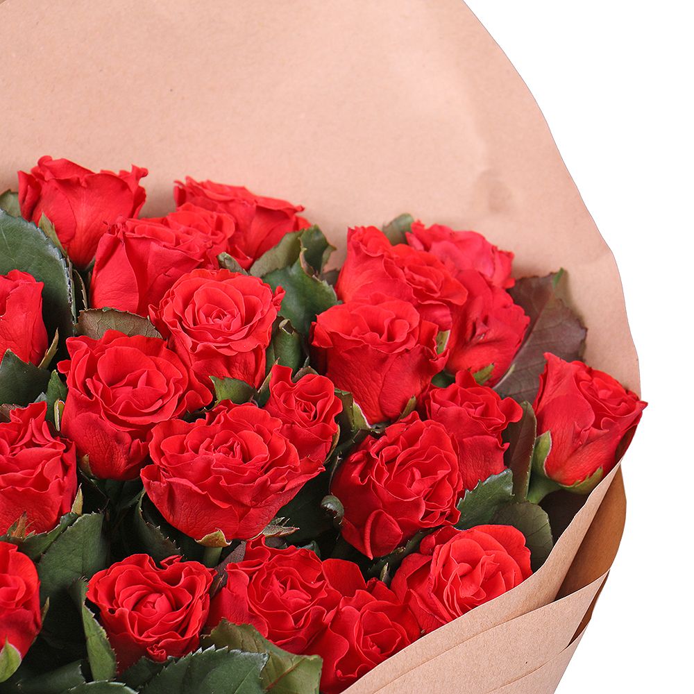 25 red roses