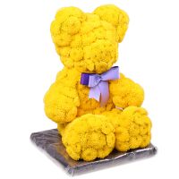 Yellow teddy with a tie-bow Biella