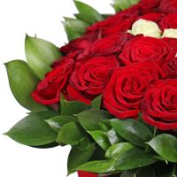 Roses in box 'With love' Kamensk-Shakhtinsky