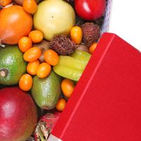 Box with exotic fruits Uppsala