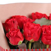 9 red roses Sainte Anne
