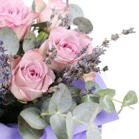 Roses and lavender Brusilov