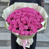 101 розовая роза Краймпен аан ден Ийссель