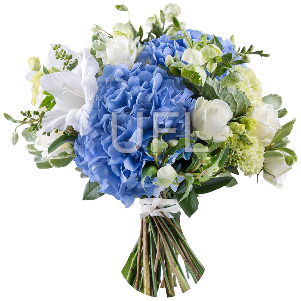 Bouquet of flowers Aquamarine
                            