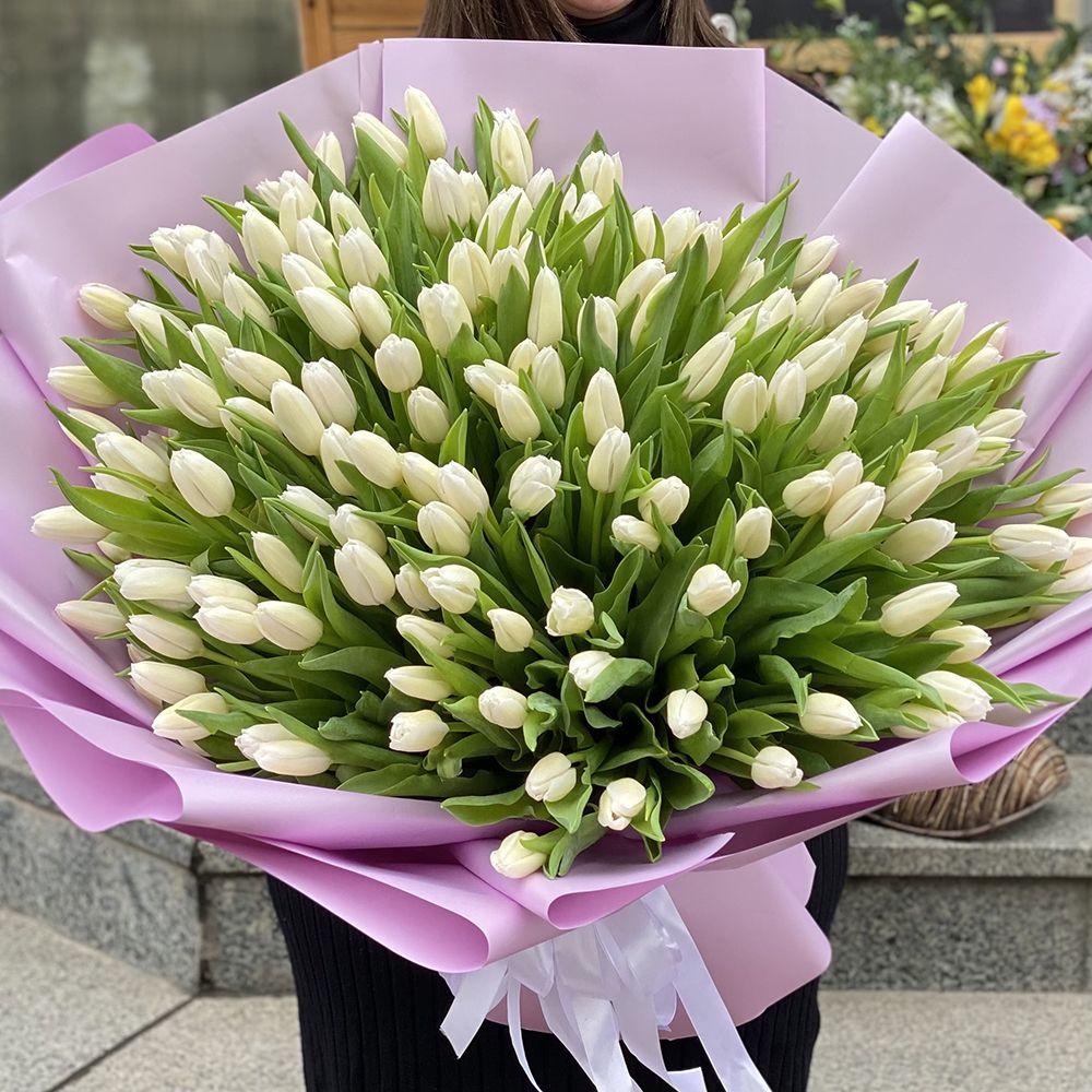 Белые тюльпаны (151 шт) Белые тюльпаны (151 шт)