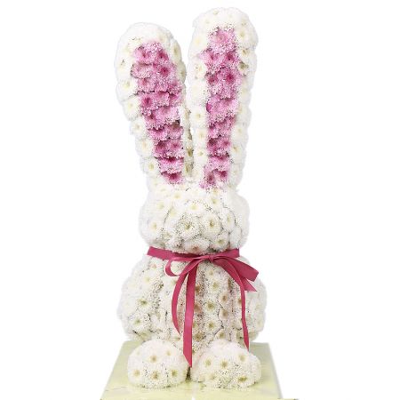 Букет квітів Білий кролик Ньюкасл (Великобританія)