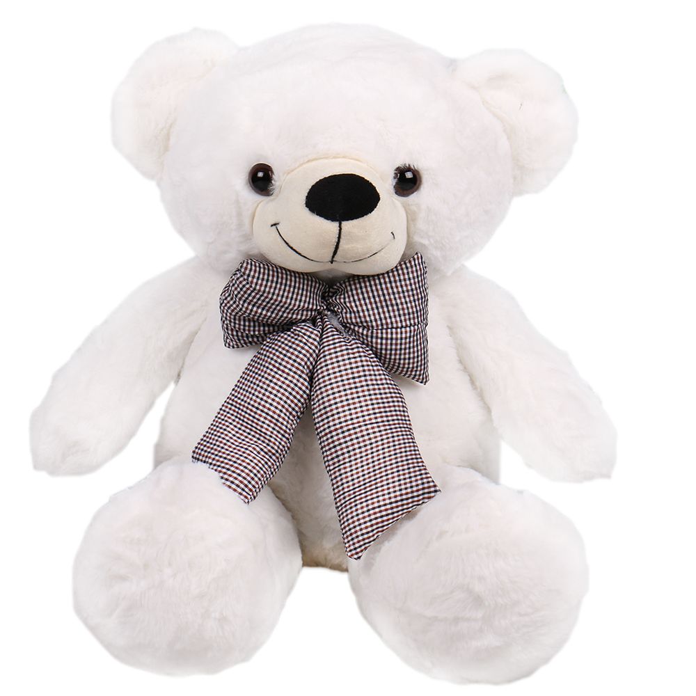 White teddy with a bow 70 cm White teddy with a bow 70 cm