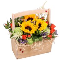 The original basket of flowers Bishkek